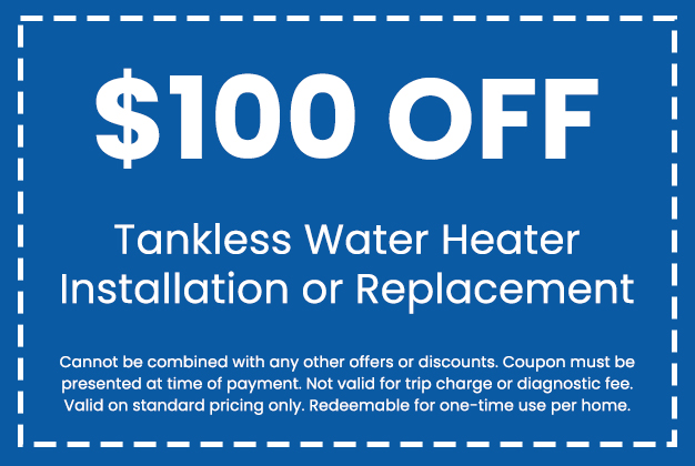 Discount on Tankless Water Heater Installation or Replacement